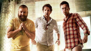 The Hangover Part Iii Phil Stu Alan Reaction Wallpaper