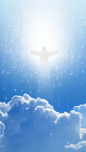The Holy Spirit Of Jesus In Heaven Wallpaper
