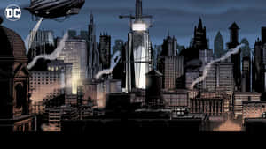 The Hustle And Bustle Of Gotham City Wallpaper