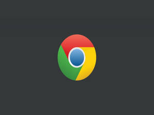 The Icon Of The Popular Internet Browser, Google Chrome Wallpaper