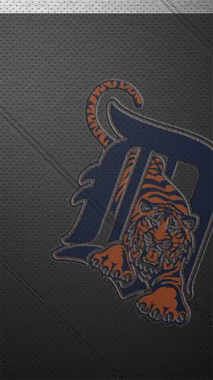 The Iconic Logo Of Detroit Tigers Baseball Team Wallpaper