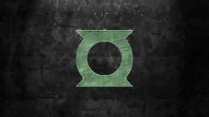 The Iconic Logo Of Green Lantern Wallpaper