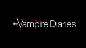 The Iconic Logo Of 'the Vampire Diaries', A Popular Television Series. Wallpaper