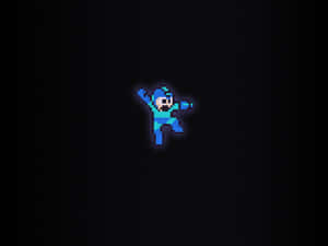 The Iconic Mega Man Traverses Difficult Levels In His Never-ending Quest To Save The World. Wallpaper