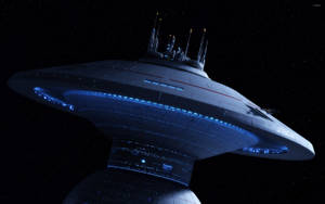 The Iconic Space Dock Of Star Trek's Utopia Planitia Fleet Yards Wallpaper
