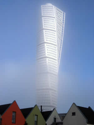 The Iconic Turning Torso Skyscraper In Sweden Wallpaper