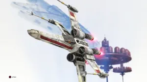 The Iconic X-wing Fighter Of The Star Wars Galaxy Wallpaper