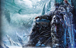 The Icy Throne Of The Lich King Arthas Wallpaper
