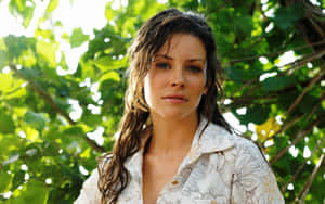 The Image Of Evangeline Lilly, A Multi-talented Actress Wallpaper