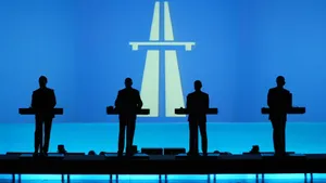 The Influential German Band Kraftwerk's Autobahn Album Cover. Wallpaper