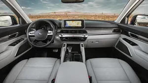 The Interior Of A 2020 Kia Sorento Wallpaper