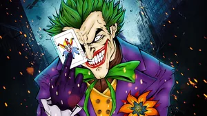 The Joker - A Fan Favorite In Comics Wallpaper