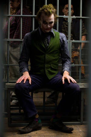 The Joker Confined By Gotham City Law Wallpaper