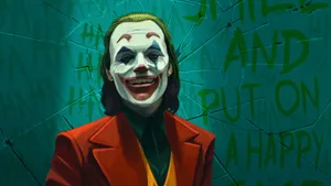 The Joker's Menacing Laughter Wallpaper