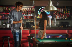 The Kissing Booth Billiard Scene Wallpaper