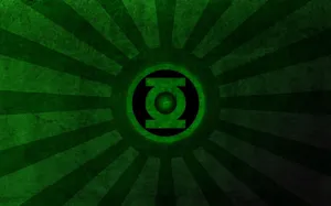 The Legendary Green Lantern Logo Wallpaper