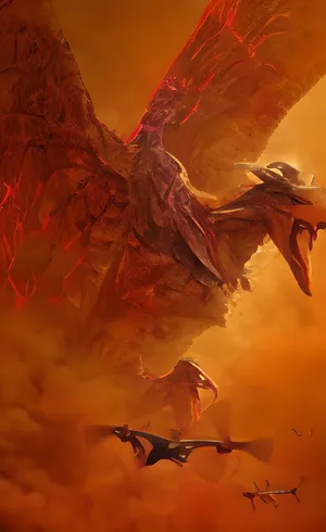 The Legendary Rodan Soars Through The Sky Wallpaper