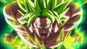 The Legendary Super Saiyan Broly In All His Rage Wallpaper