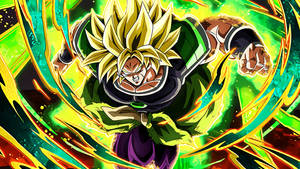 The Legendary Super Saiyan, Broly, Is Ready For Battle. Wallpaper