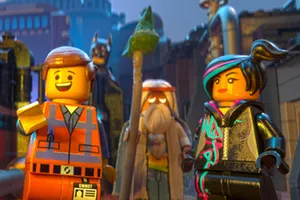 The Lego Movie Emmet With Vitruvius Wallpaper
