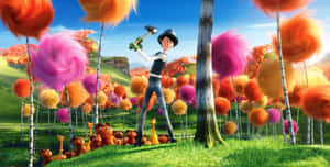 The Lorax Oncelerand Truffula Trees Wallpaper