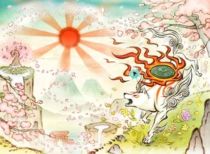 The Majestic Beauty Of Okami Hd Wallpaper