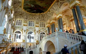The Majestic Winter Palace Hermitage Wallpaper