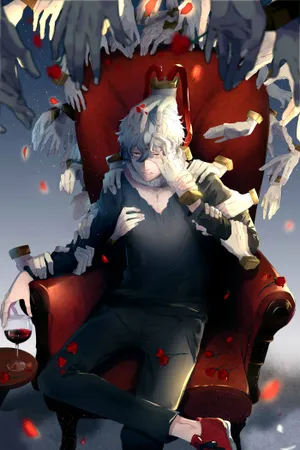 The Menacing Villain Shigaraki Looms Over My Hero Academia Wallpaper