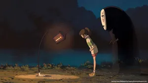 The Mysterious Stalker From Studio Ghibli's Spirited Away Wallpaper