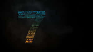 The Number 7 – A Quintessential Symbol Of Balance And Luck. Wallpaper