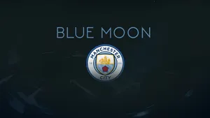 The Official Logo Of Manchester City Football Club Wallpaper