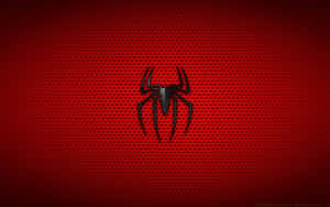 The Official Logo Of Spiderman On The Ps4 Wallpaper