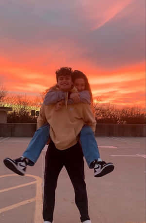 The Perfect Duo - Girlfriend And Boyfriend Wallpaper