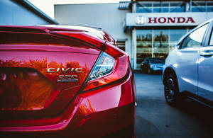 The Powerful And Stylish Honda Civic 220 Turbo Wallpaper