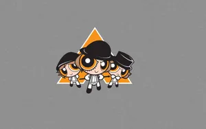 The Powerpuff Girls A Clockwork Orange Wallpaper