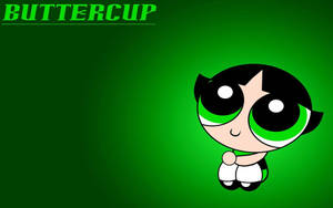 The Powerpuff Girls Buttercup Sitting Wallpaper