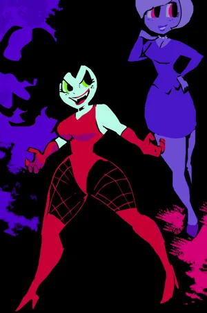 The Powerpuff Girls Sedusa Villain Wallpaper