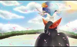 The Prima Cinderella Of The Floral World, Gardevoir Wallpaper