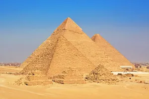 The Pyramids Of Giza Archaeological Site Wallpaper