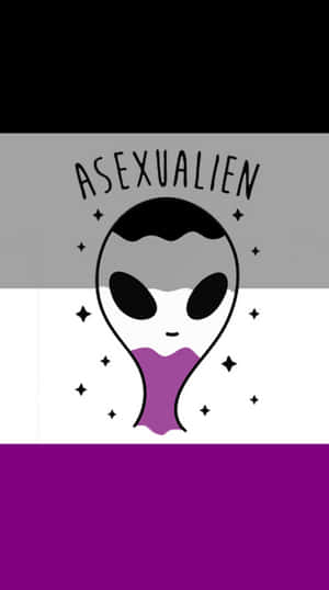 The Radiant Pride Of Asexuality Wallpaper
