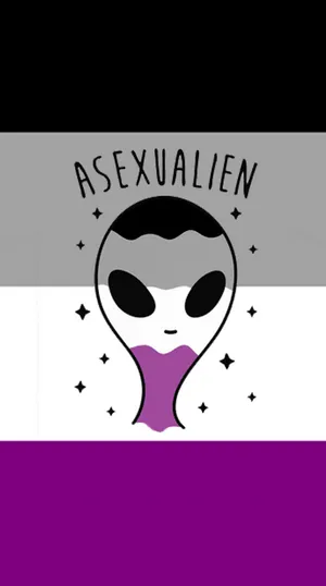 The Radiant Pride Of Asexuality Wallpaper