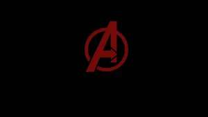 The Red Avengers Logo Wallpaper