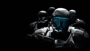 The Republic’s Elite Clone Troopers In A Raid Wallpaper