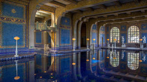 The Roman Pool In Hearst Castle Wallpaper