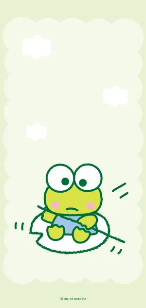 The Sad Keroppi Wallpaper