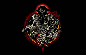 The Seal Of Sacrifice: A Symbol Of Bravery And Honor In Berserk Wallpaper