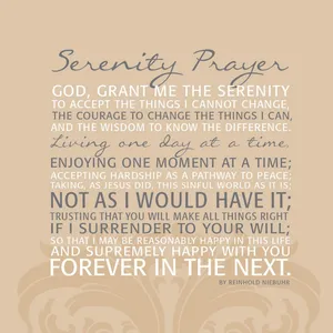 The Serenity Prayer Wallpaper