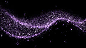 The Shimmering Beauty Of Purple Glitter Wallpaper