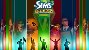 The Sims Panel Wallpaper