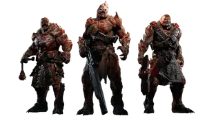 The Squad Comes Together In Gears Of War 1 Wallpaper